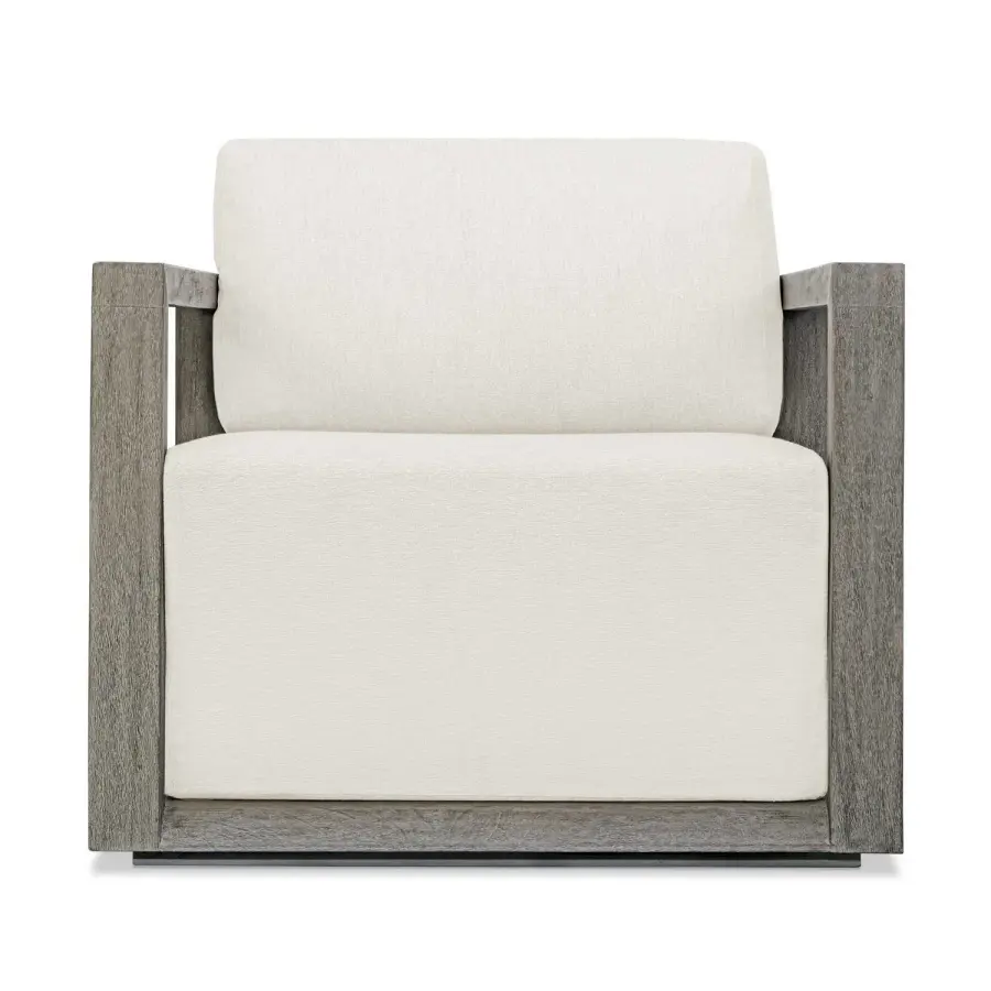 Remsen Outdoor Lounge Chair in Weathered Gray