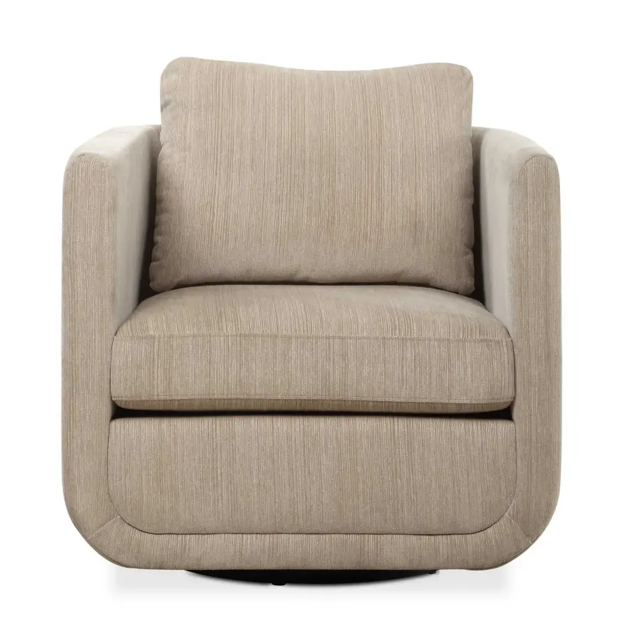 Abound Swivel Chair in Textured Chenille