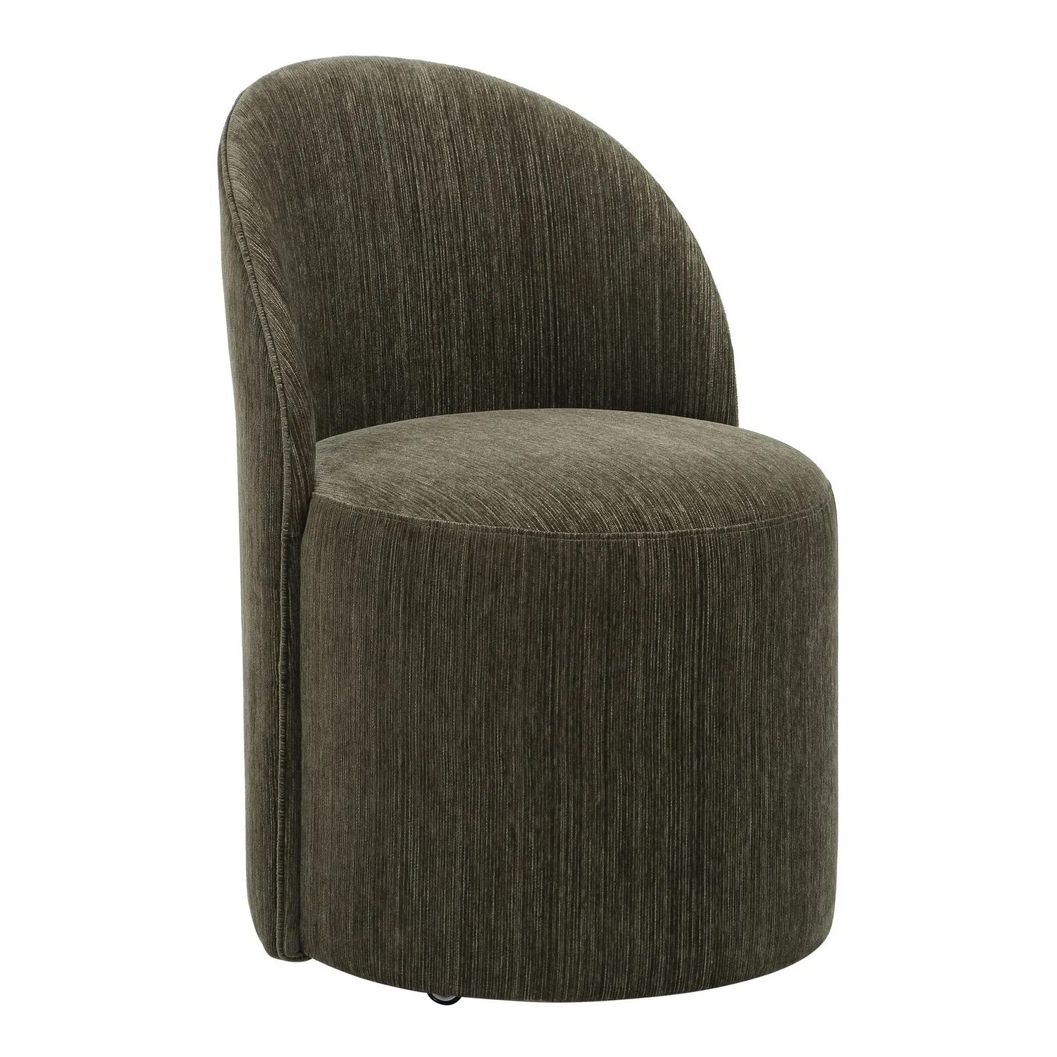 Roll With It Dining Chair in Textured Chenille In Herb