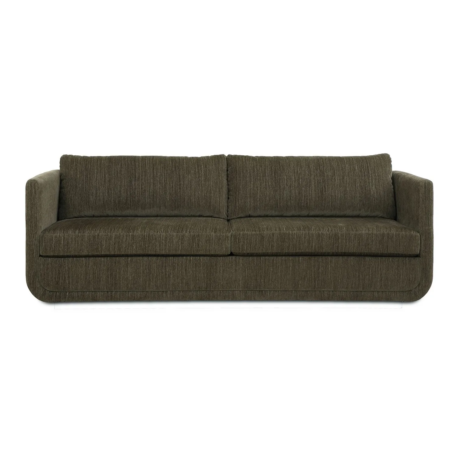 Abound Sofa in Textured Chenille In Herb