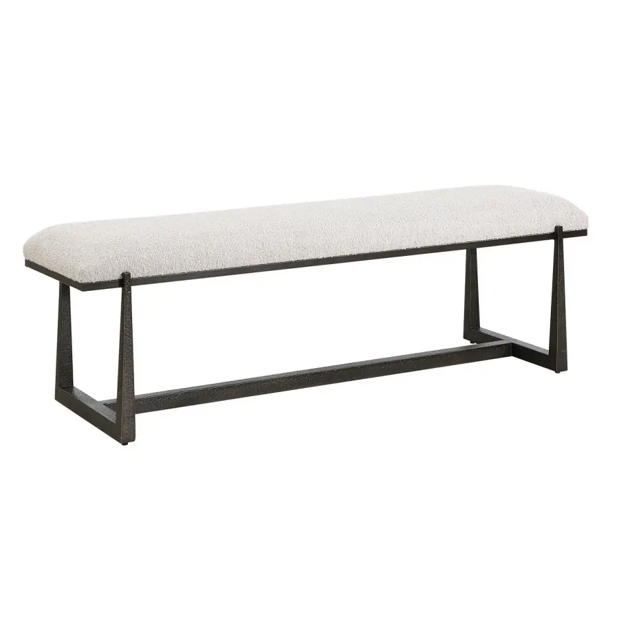 Midas Bench in Textured Bronze