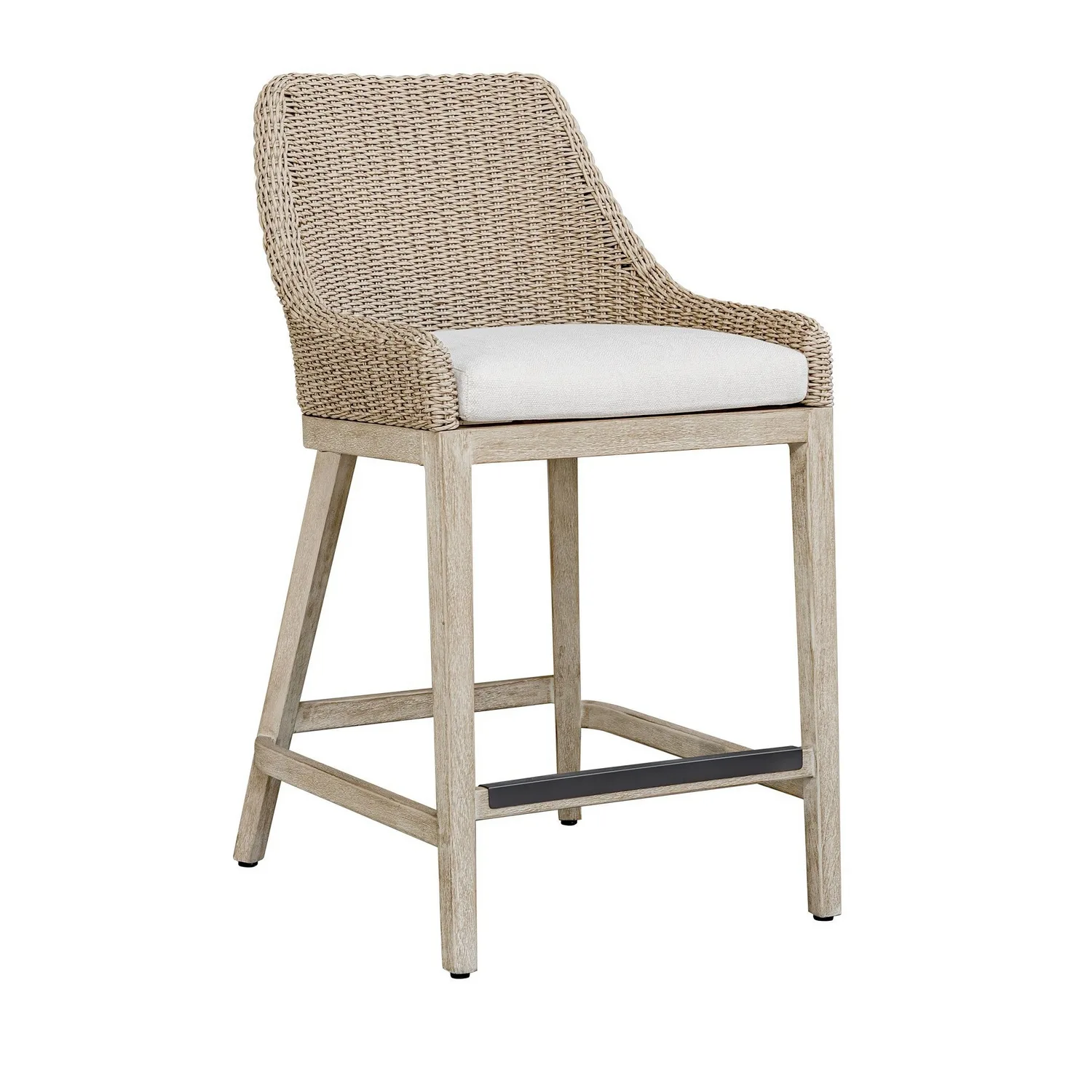 Paloma Counter Stool in Mahogany Wood