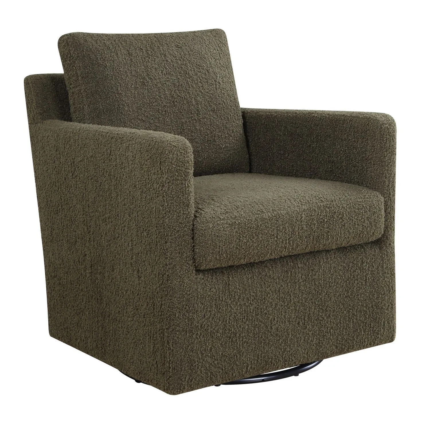 Tisdell Swivel Chair in Green