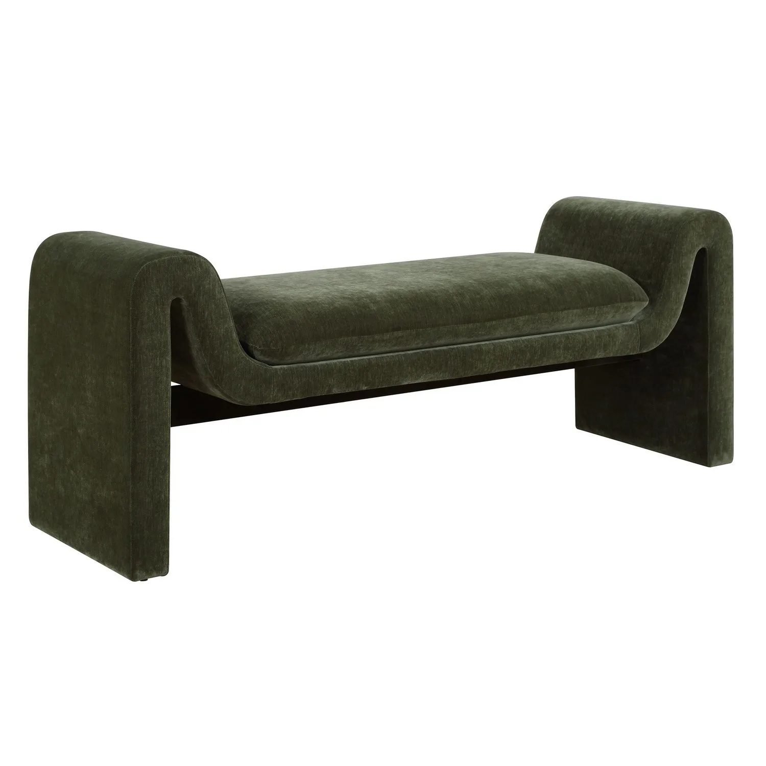 Manson Bench in Moss Distressed