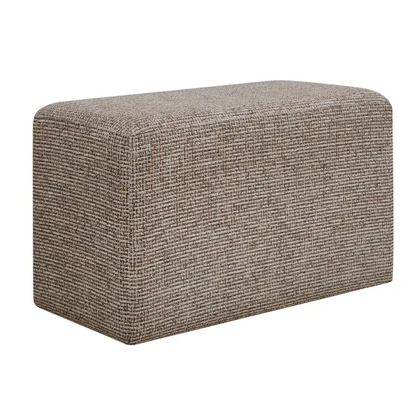 Upholstered In A Woven Checkered Interpretation Of Caramel, Onyx, And Cream, The Kelce Ottoman Effortlessly Transitions From A Striking Standalone Accent To Functional Seating. Collection: Kelce Finish: Caramel, Onyx, And Cream Width: 30.00" Height: 18.00" Length: 15.00" Weight: 19.89 lb Material: PLYWOOD,HARD WOOD,FOAM,FABRIC,HARDARE Country of Origin: China Safety Rating: Indoor Only
