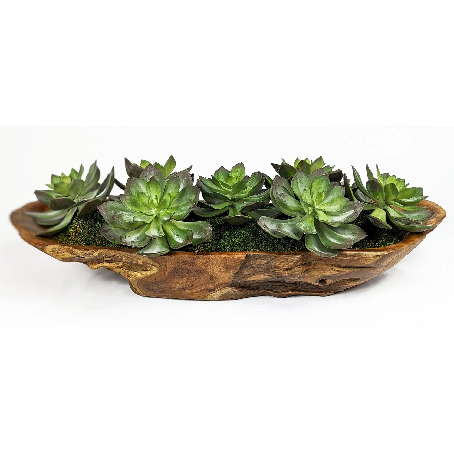 Yuma Centerpiece in Natural Teak
