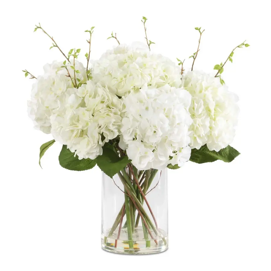 Anastasia Hydrangea Centerpiece in Natural