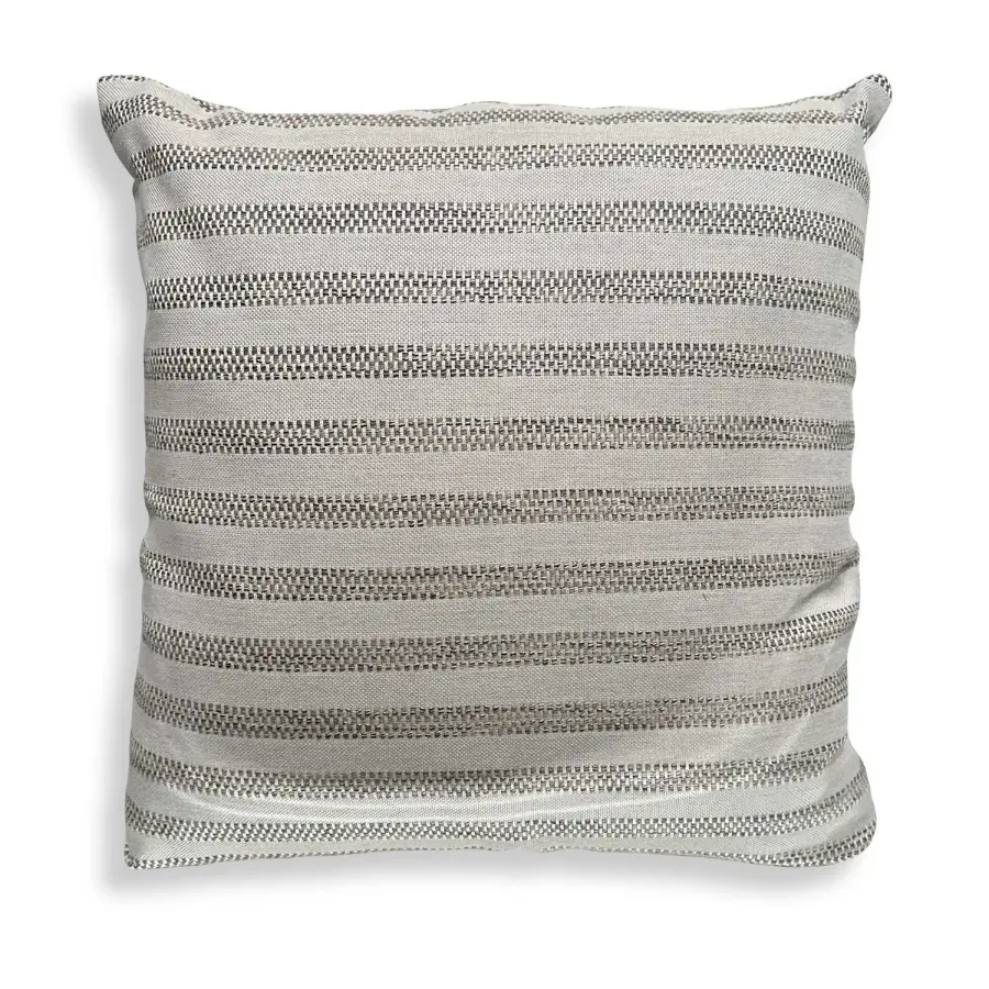 Basket Stripe Pillow in Rattan