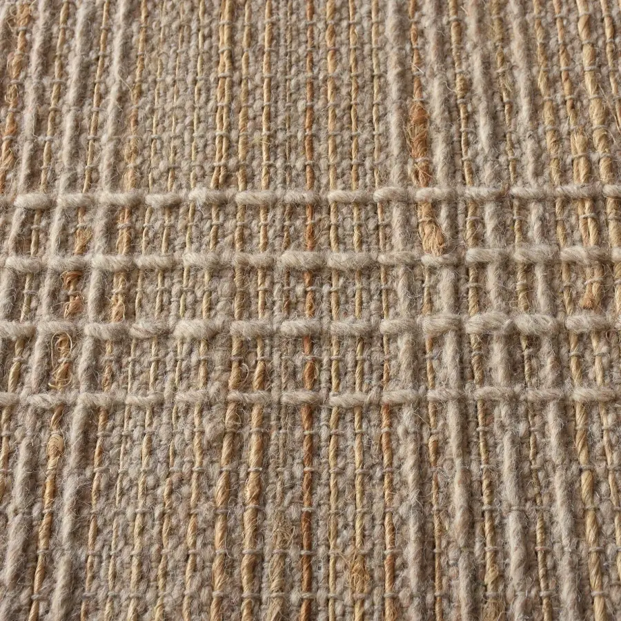 Baxton Beige and Natural Hand-Woven Jute Rug