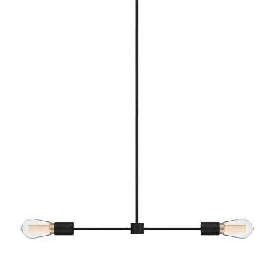 Bodie 4-Light Linear Chandelier in Black