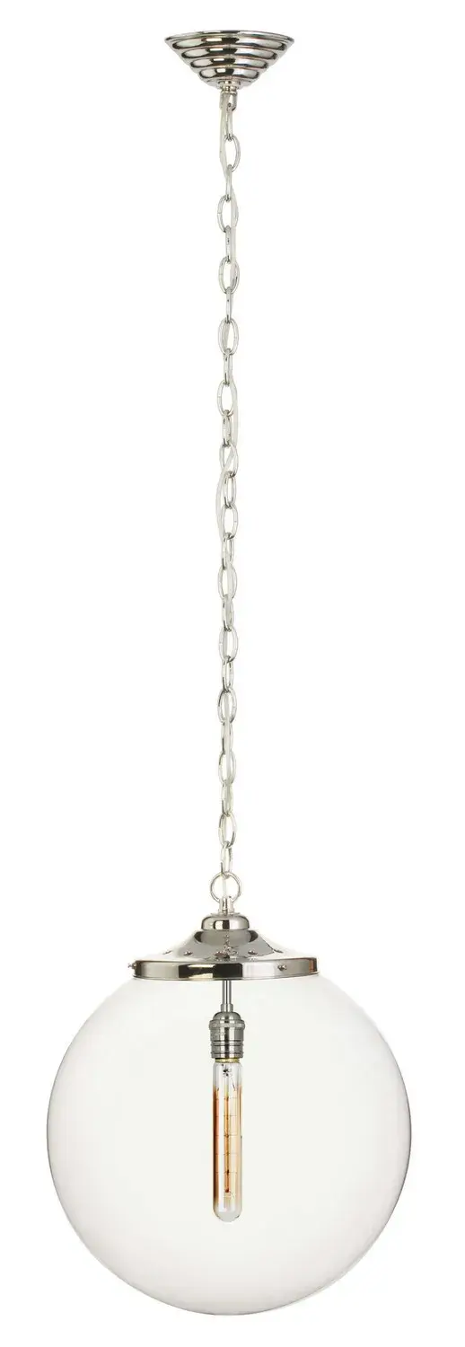 Kilo One Light Chandelier in Clear