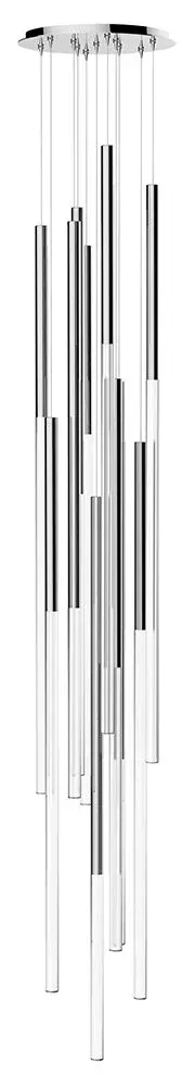 Acrylic Cylinders Chandelier