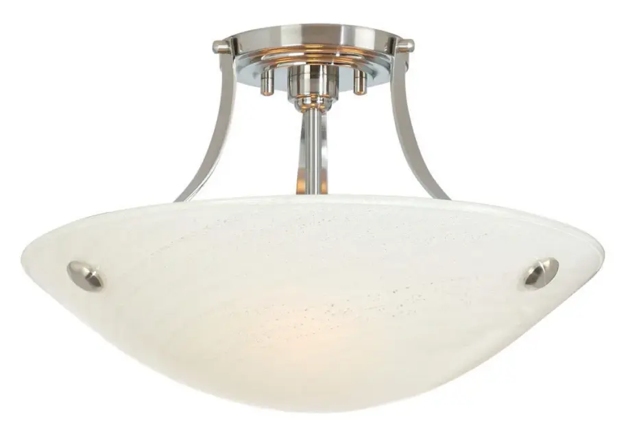 Neptune Semi-Flush Ceiling Mount in Opal
