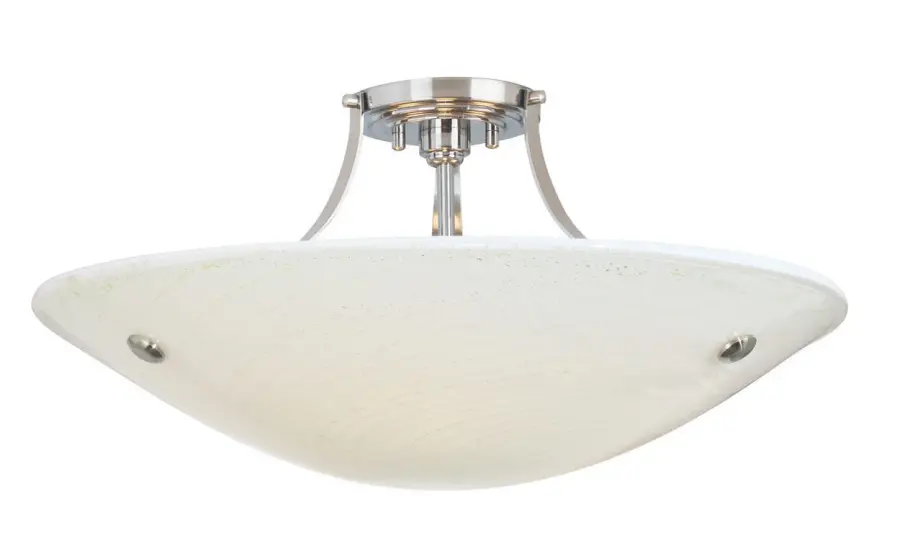Neptune Semi-Flush Ceiling Mount in Opal