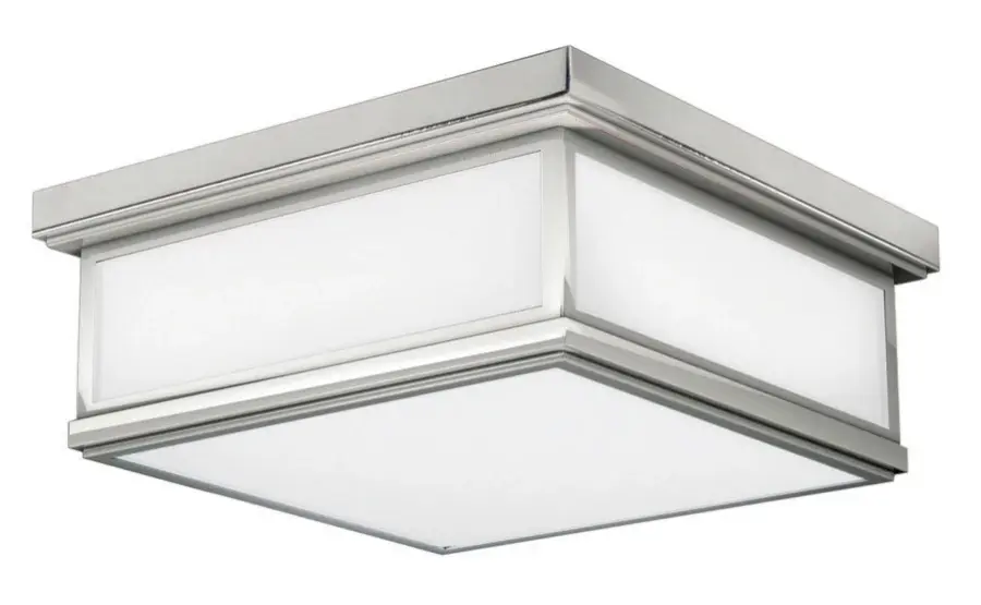 Avenue Ceiling Mount with Kalla Frost Glass