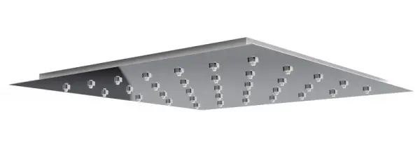 This oversized 40" x 40" square canopy supports up to 35 low-voltage pendants, enabling stunning custom chandelier configurations. The polished chrome finish provides a sleek, contemporary foundation for dramatic lighting designs.