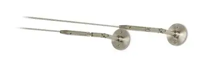 Universal Turnbuckles Satin Nickel