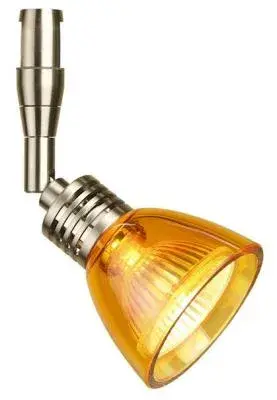 Vitrea Amber Swivel Head Cable Light