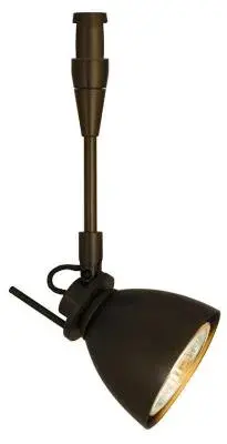 Swivel Head Snap Duomo Bronze 3" Stem MR16 Hal 50W 450lm EZ Jack