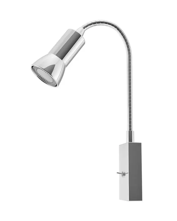 The DL100 delivers targeted task lighting with a compact LED MR11 bulb. Its polished chrome finish and recessed design make it ideal for reading nooks, bedside installations, and focused work areas.