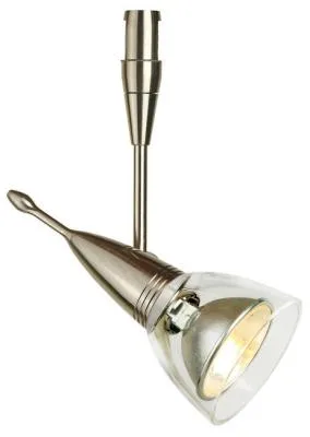 MX Vitrea Clear Polished Nickel Swivel Head Monopoint