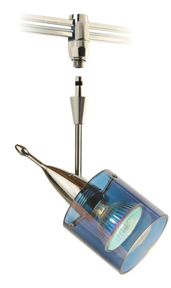 The MX Swivel Head offers adjustable directional lighting for track systems, ideal for accent lighting, task illumination, or highlighting artwork and architectural features in residential and commercial spaces.
