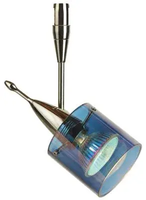 Swivel Head MX Simple Blue Polished Nickel Hal MR16 50W 450lm Monopoint
