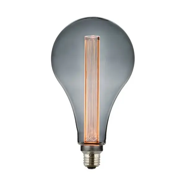 The LED S165 offers energy-efficient lighting with three distinctive color choices - smoke, amber, and clear - allowing you to customize ambiance across any space. Perfect for exposed bulb fixtures and decorative applications.