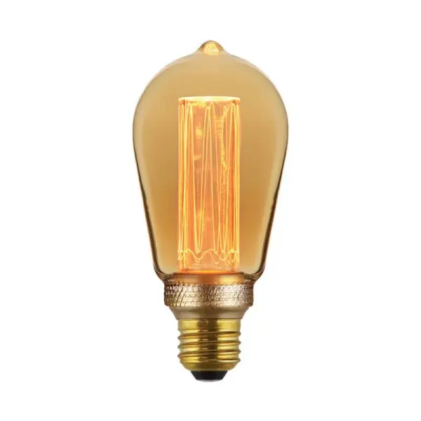 This vintage-inspired LED bulb combines nostalgic Edison aesthetics with energy-efficient LED technology. Available in warm amber and clear glass options, it adds character to any fixture while reducing energy costs.