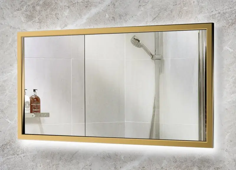 Rectangular Backlit LED Mirror 48x24