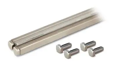 Monorail Endcaps Satin Nickel