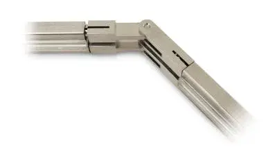 Adjustable Connector Satin Nickel
