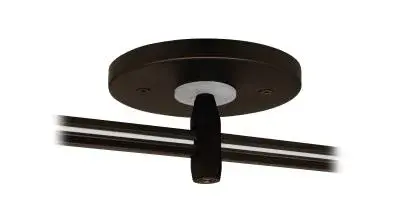 Monorail Single Feed Remote Canopy 4" Bronze