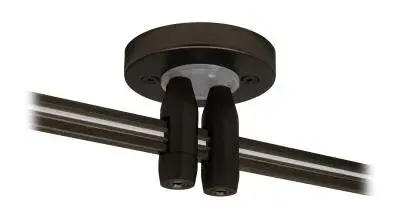 Monorail Dual Feed Remote Canopy 2.75" - Bronze