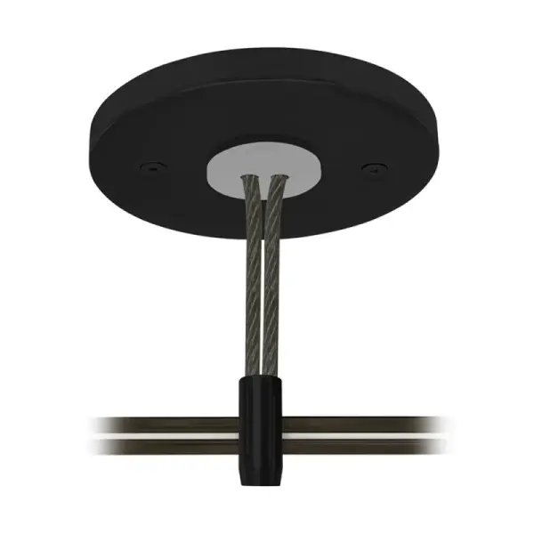 This 4-inch remote canopy provides a clean mounting solution for monorail track lighting systems. Available in three versatile finishes to match your track system, it enables flexible installation away from the power source.