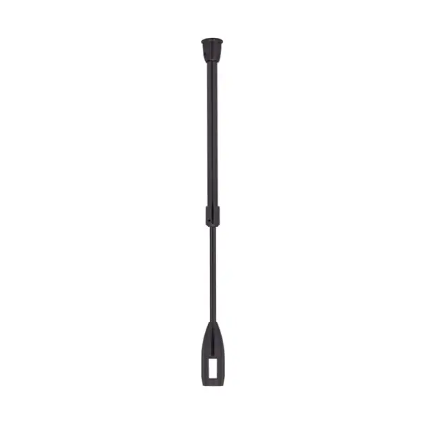 This adjustable hanger provides flexible height control for monorail lighting, extending from 6.25" to 10.75". Available in three finishes to match any track system, it's ideal for customizing pendant placement.