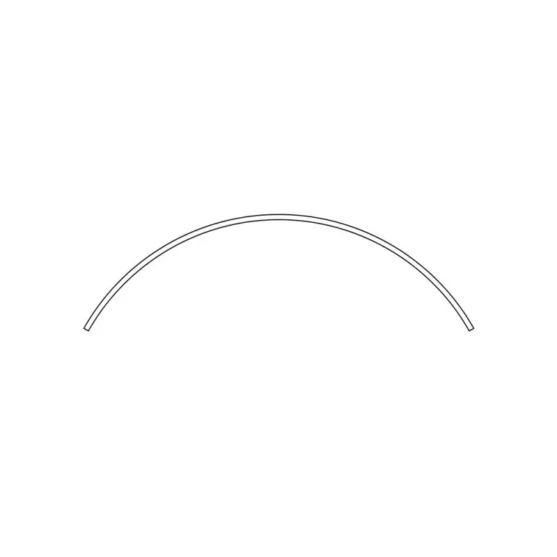 24" Circle 1/3 Round Monorail Component