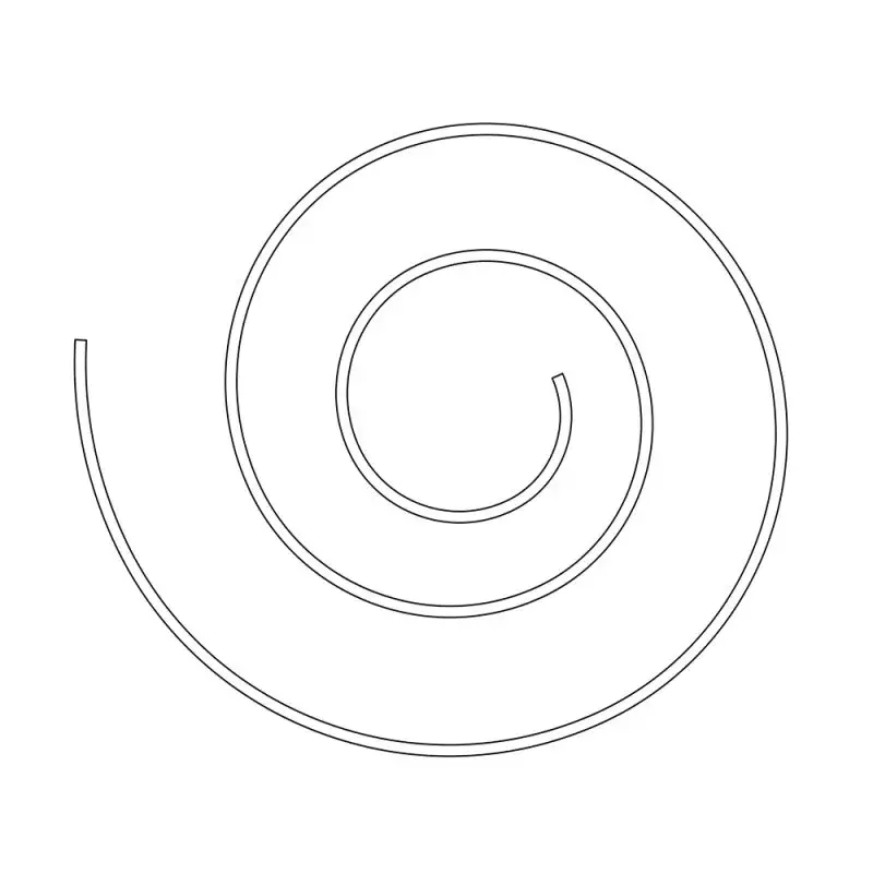 48" Monorail Spiral Component