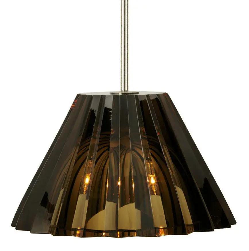 Ridge Cognac Crystal Pendant