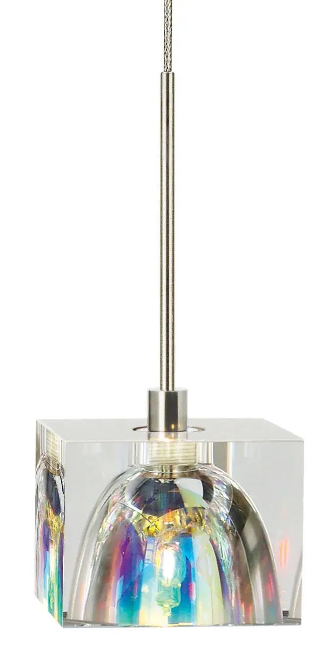 Compact LED Pendant with Integrated Lighting for Modern Spaces