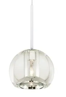 Pendant Gracie Crystal Clear White Cord LED G4 2W 110lm EZ Jack