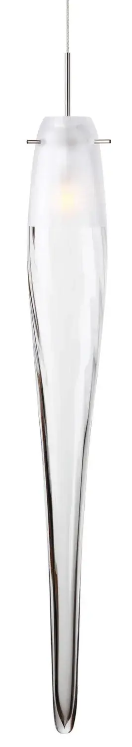 The Ice Pendant features a stunning clear glass shade that creates beautiful light refraction and sparkle. Its clean, contemporary design works seamlessly in modern kitchens, dining areas, and bathrooms.