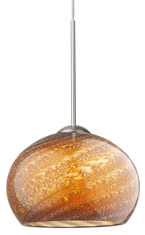 The Nautilus Pendant brings ocean-inspired elegance to compact spaces with its distinctive mocha glass shade. At just 3.5 inches, this mini pendant works beautifully in multiples or as accent lighting.
