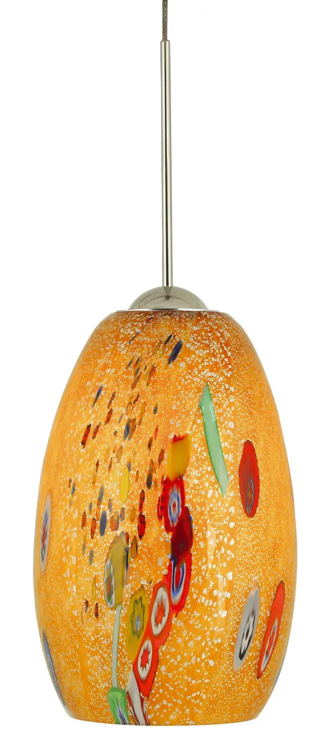 Milano Amber Glass Pendant