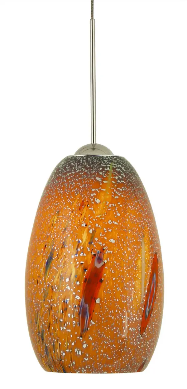 The Milano Pendant in Mocha offers a sophisticated glass design perfect for intimate spaces. Its compact 6.25" height makes it ideal for multiples over islands or as accent lighting in smaller areas.