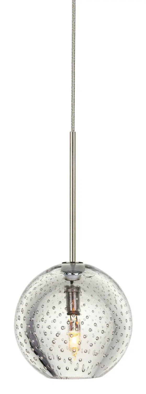 Bubbles Clear Glass Pendant