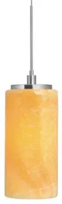 Pendant Onyx Cylinder Polished Nickel LED G4 3W 220lm For Cable