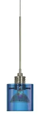 Pendant Simple Action Blue Satin Nickel MR16 Hal 35W EZ Jack