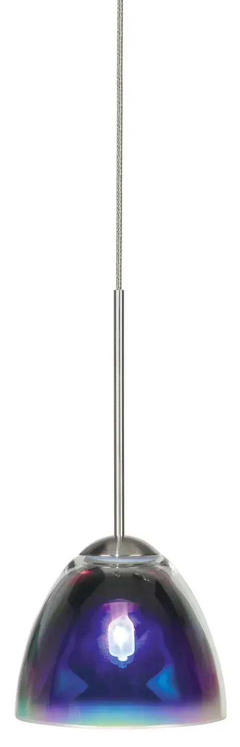 The Spectra Pendant features a distinctive Reflex glass finish in a compact 3-inch profile, perfect for creating focused lighting in tight spaces or as part of a multi-pendant installation.