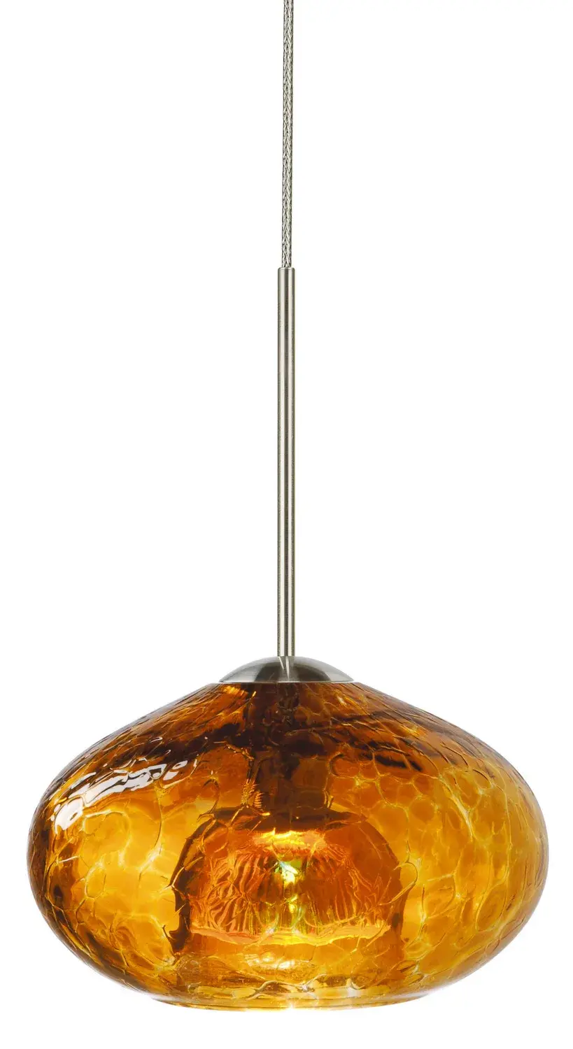 Rocker Pendant in Amber